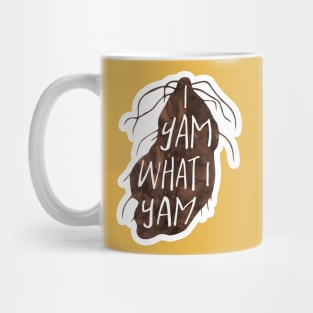 I yam what I yam - funny food pun Mug